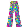 Anime Collage Neon Tokyo Flare Leggings from GearBunch: vibrant all-over print with manga-style characters and neon colours.