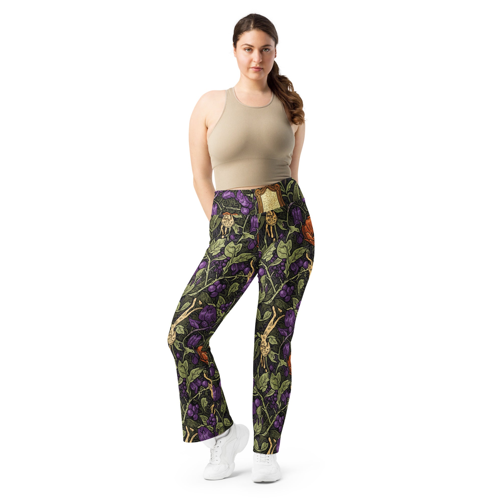 Belladonna Poison Garden Flare Leggings | GearBunch