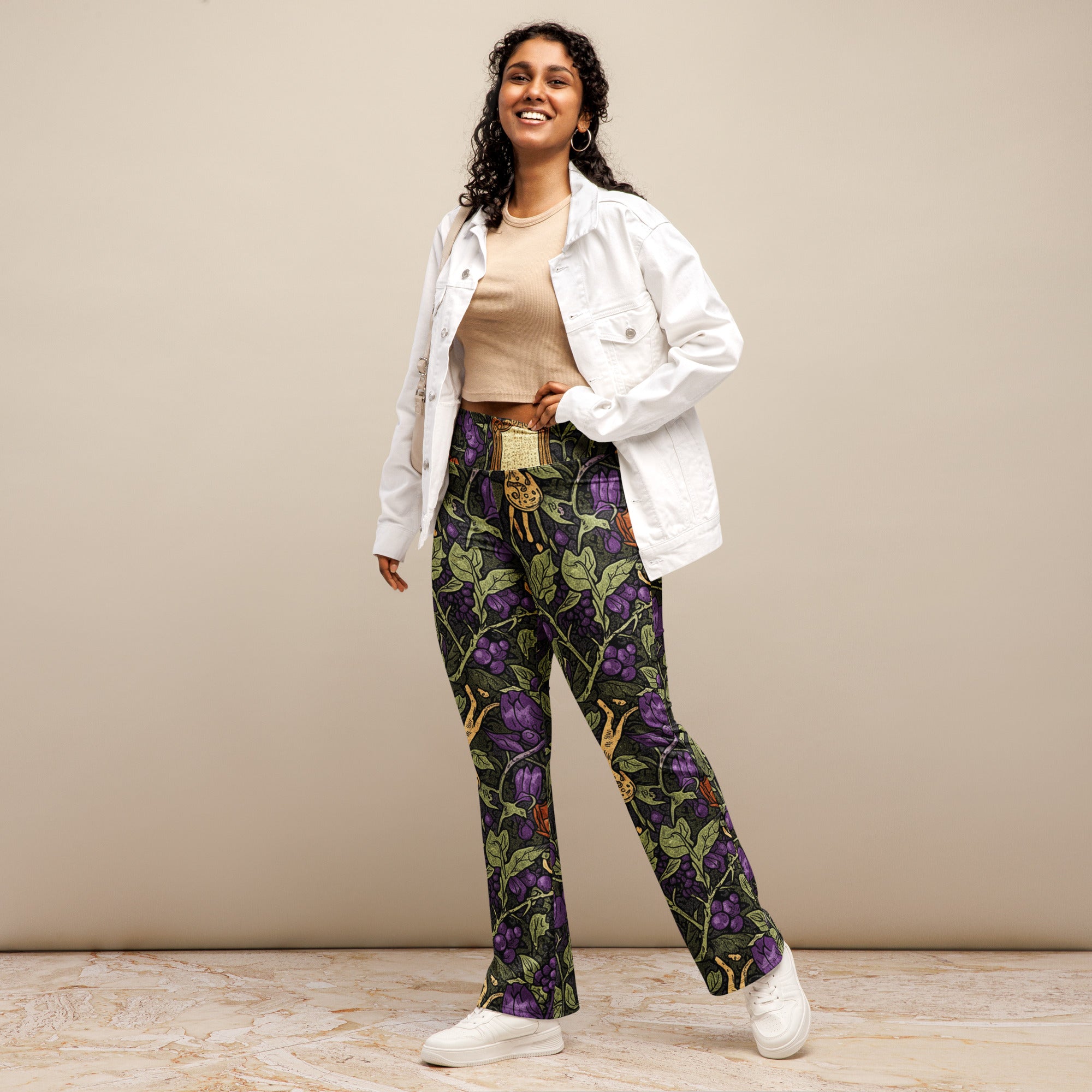 Belladonna Poison Garden Flare Leggings | GearBunch