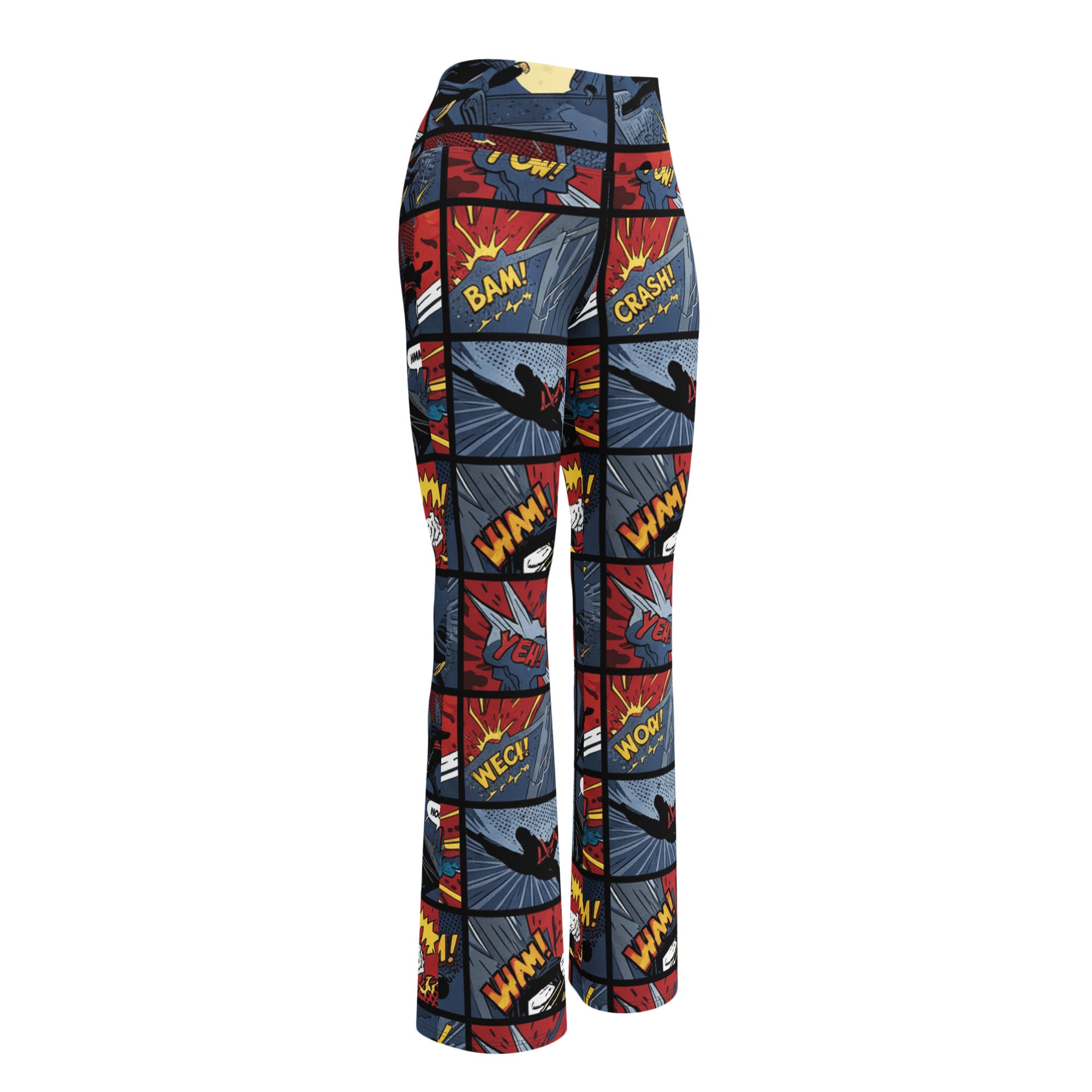 Comic Strip Ninja Night Flare Leggings | GearBunch