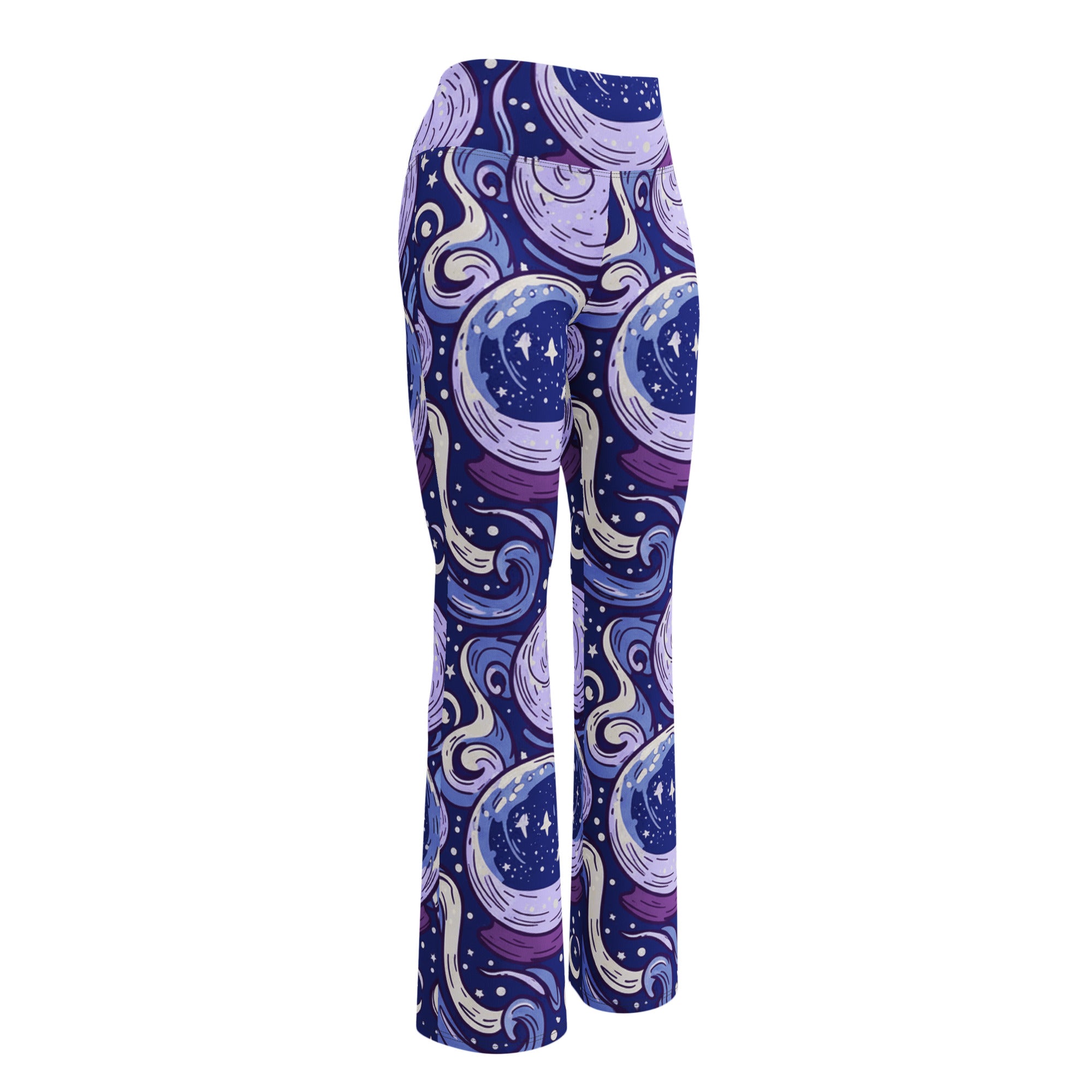 Crystal Ball Smoke Magic Flare Leggings | GearBunch