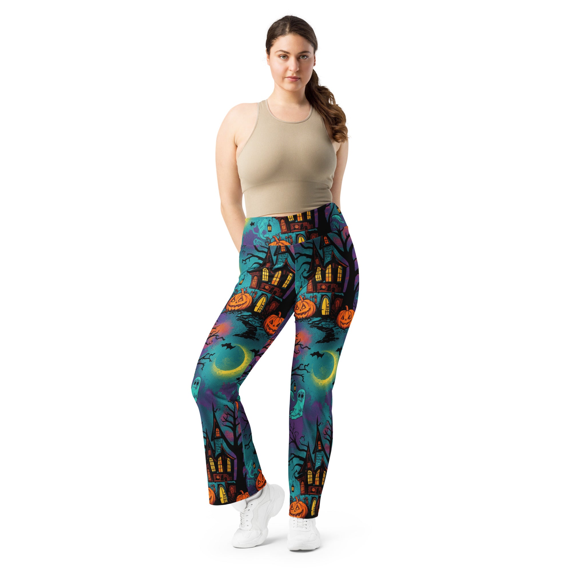 Haunted Manor Twilight Flare Leggings | GearBunch