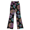 Holographic Paillette Fantasy Flare Leggings by GearBunch, featuring iridescent colours and a shimmering design.