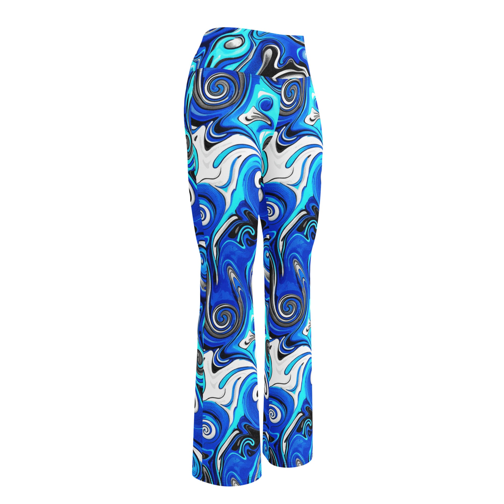 Liquid Marble Electric Storm Flare Leggings | GearBunch