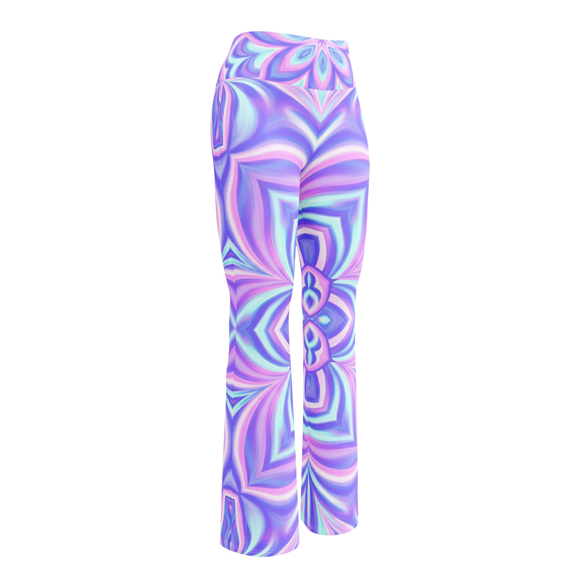 Psychedelic Fairy Ring Flare Leggings | GearBunch