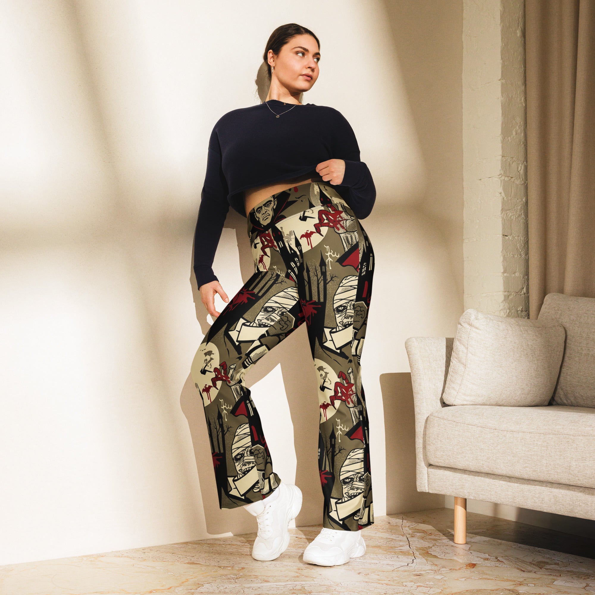 Universal Monsters Retro Flare Leggings | GearBunch