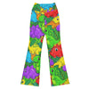 GearBunch Vibrant Dinosaur Stomp Flare Leggings, featuring a dynamic print of colourful prehistoric creatures.