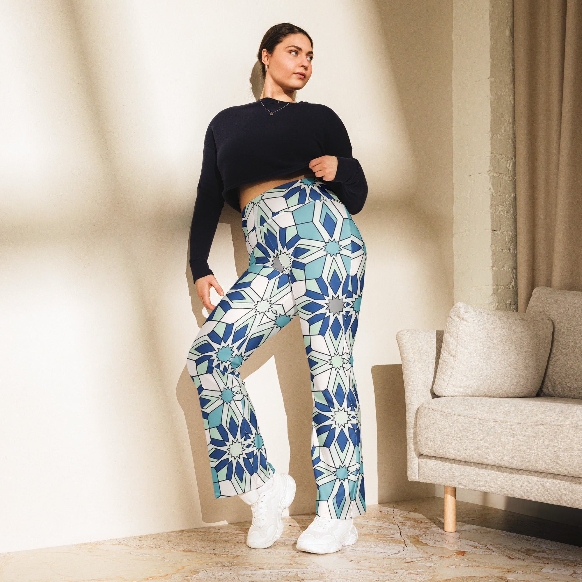 Zellige Arctic Flare Leggings | GearBunch