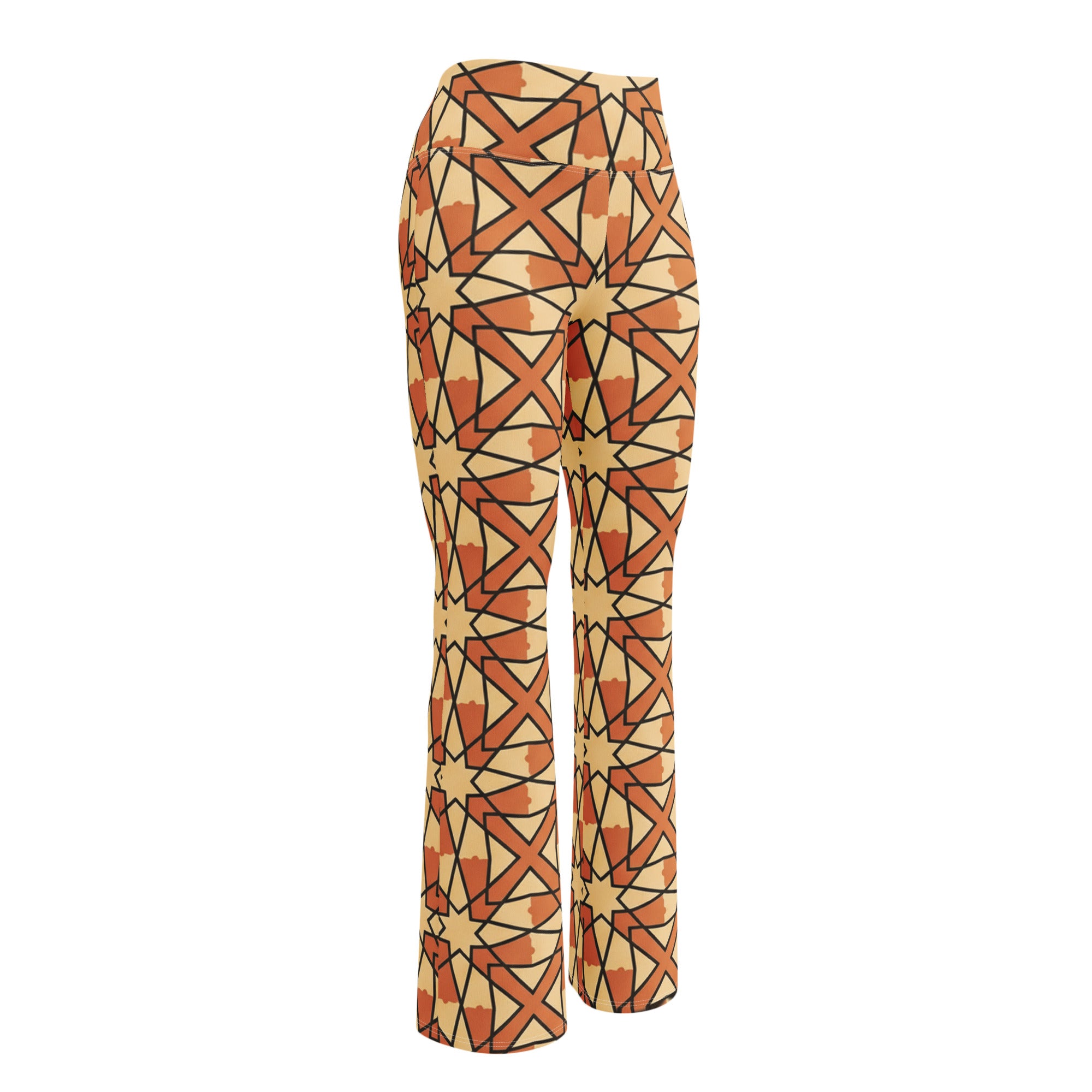 Zellige Desert Sand Flare Leggings | GearBunch