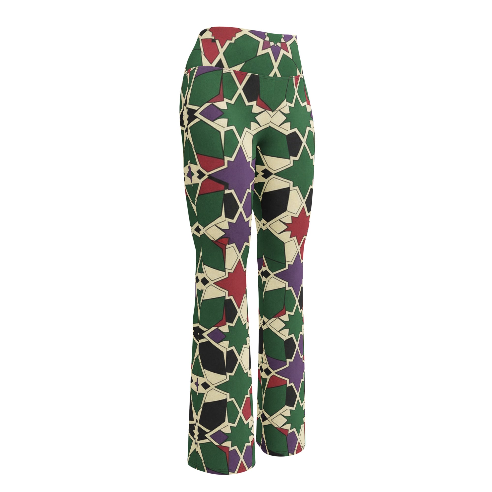 Zellige Forest Berry Flare Leggings | GearBunch