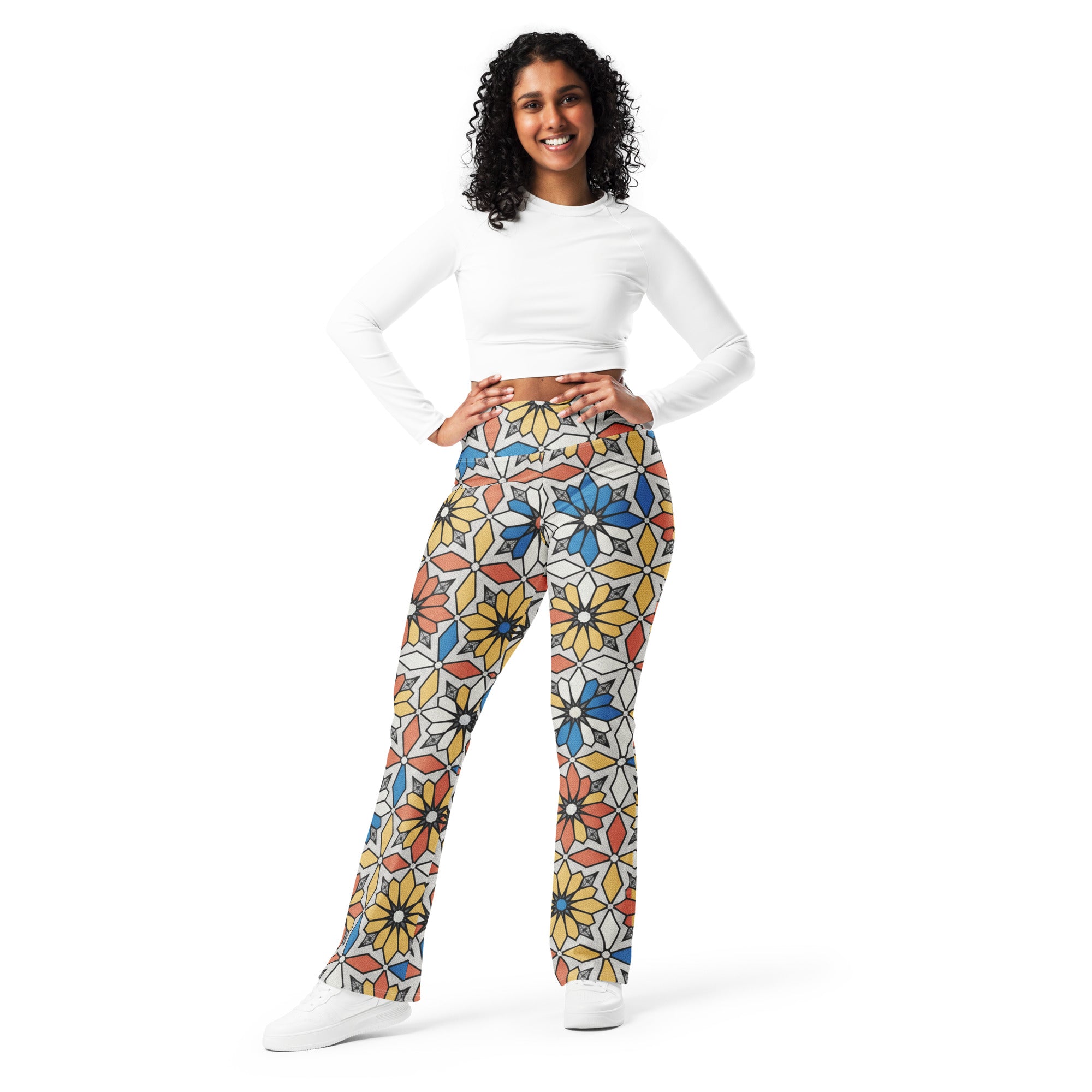 Zellige Marrakech Flare Leggings | GearBunch
