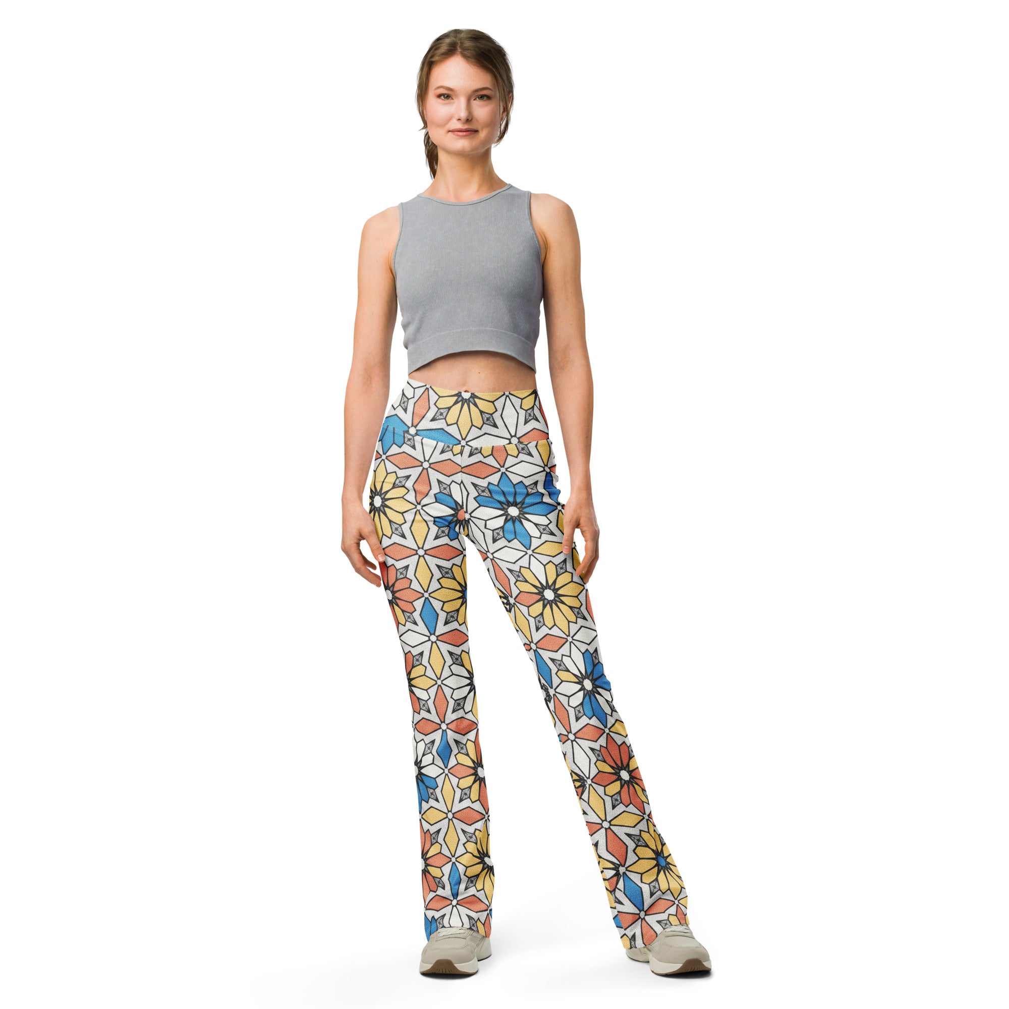 Zellige Marrakech Flare Leggings | GearBunch