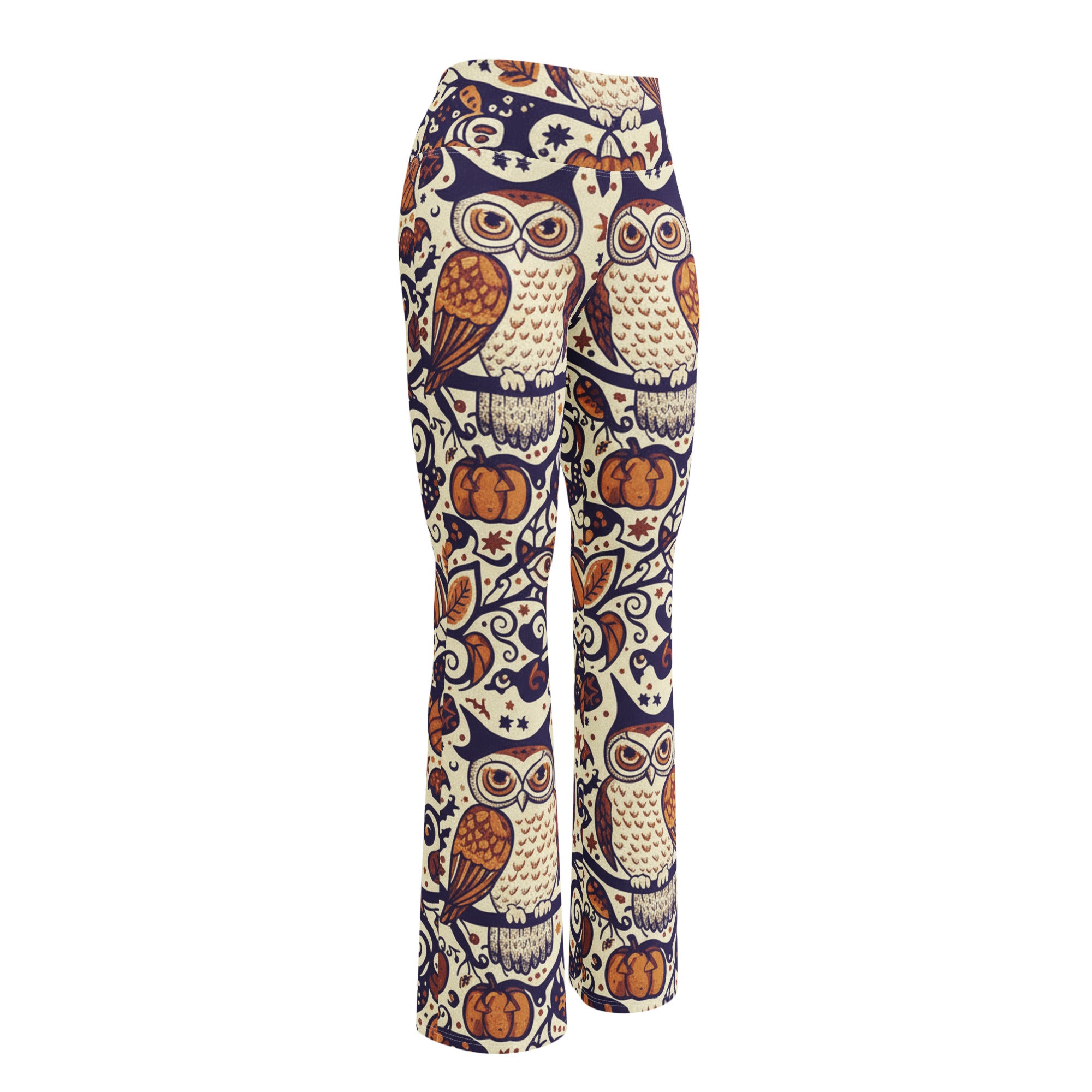 All Hallows Eve Owl Flare Leggings | GearBunch