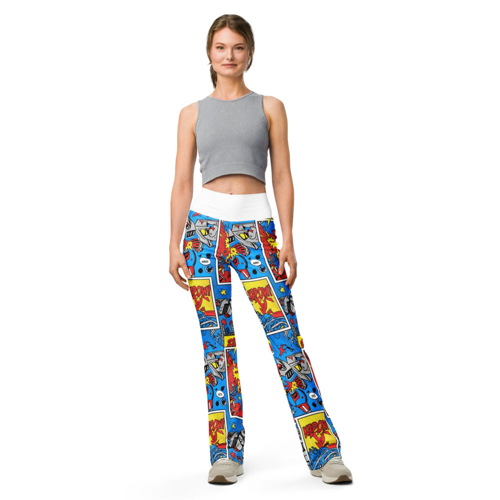 Flare leggings front view | GearBunch