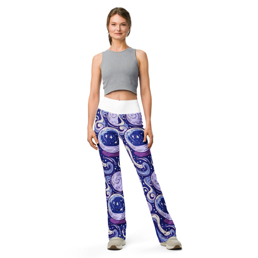 Flare leggings front view | GearBunch