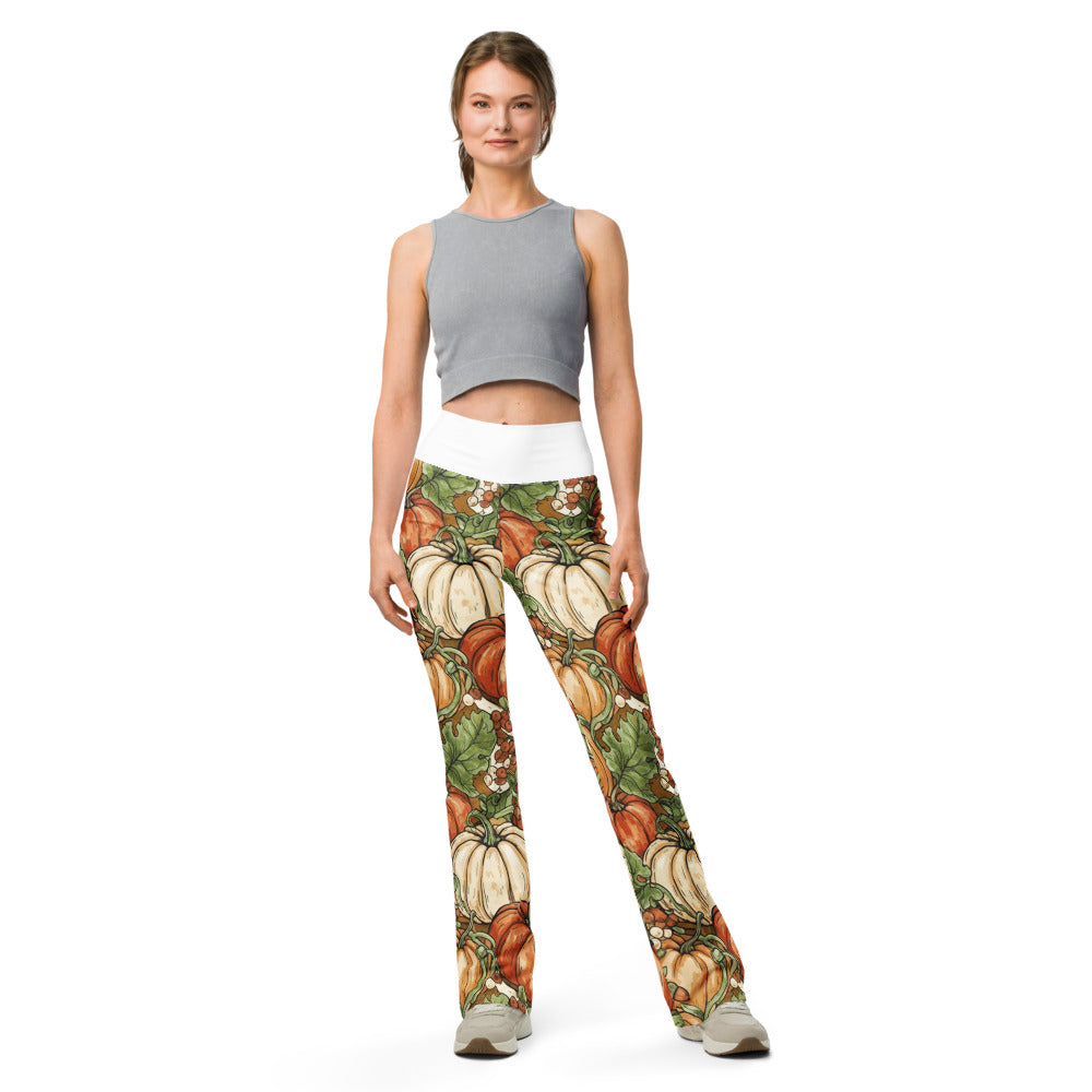 Flare leggings front view | GearBunch