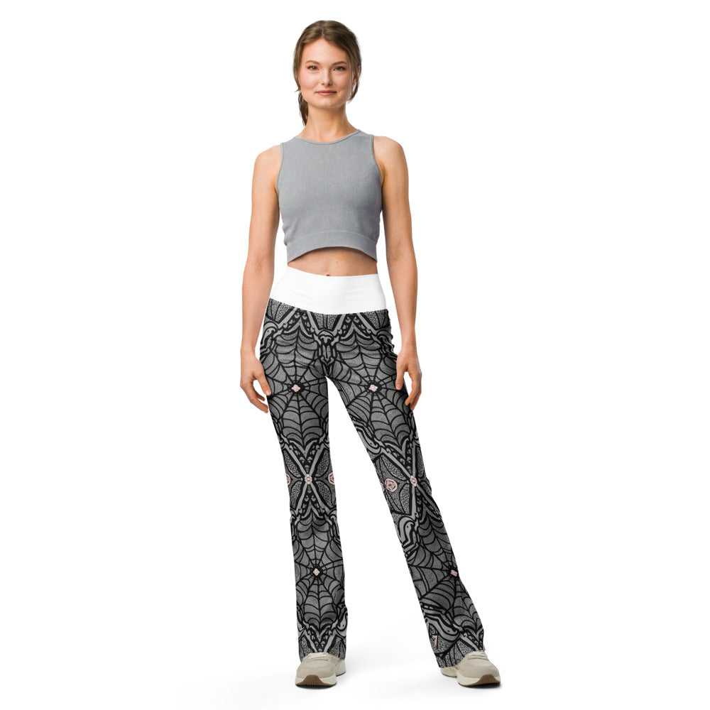 Flare leggings front view | GearBunch