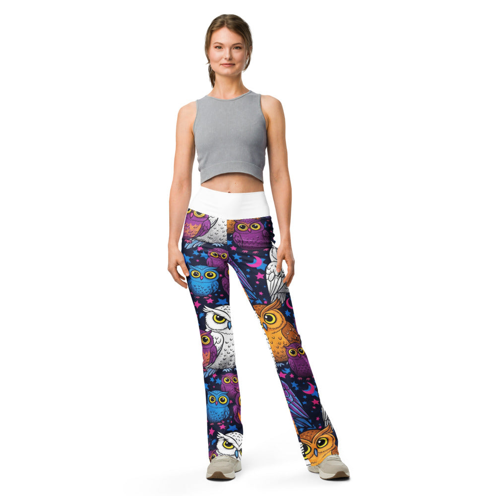 Flare leggings front view | GearBunch