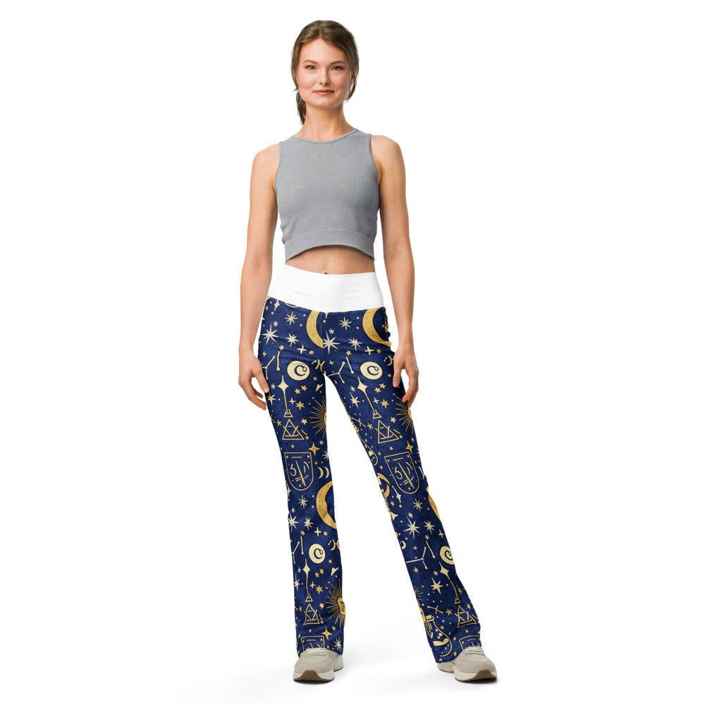 Flare leggings front view | GearBunch