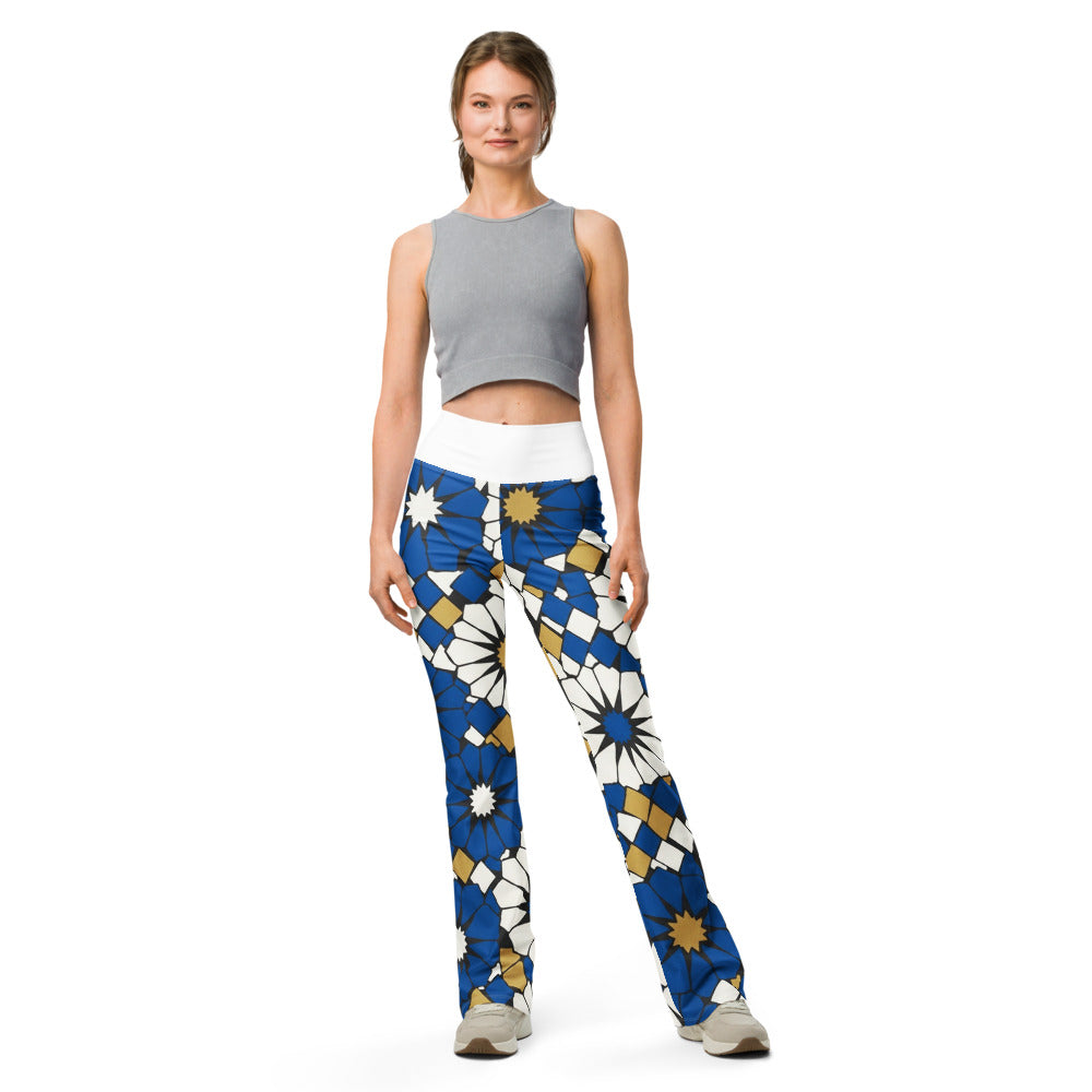 Flare leggings front view | GearBunch