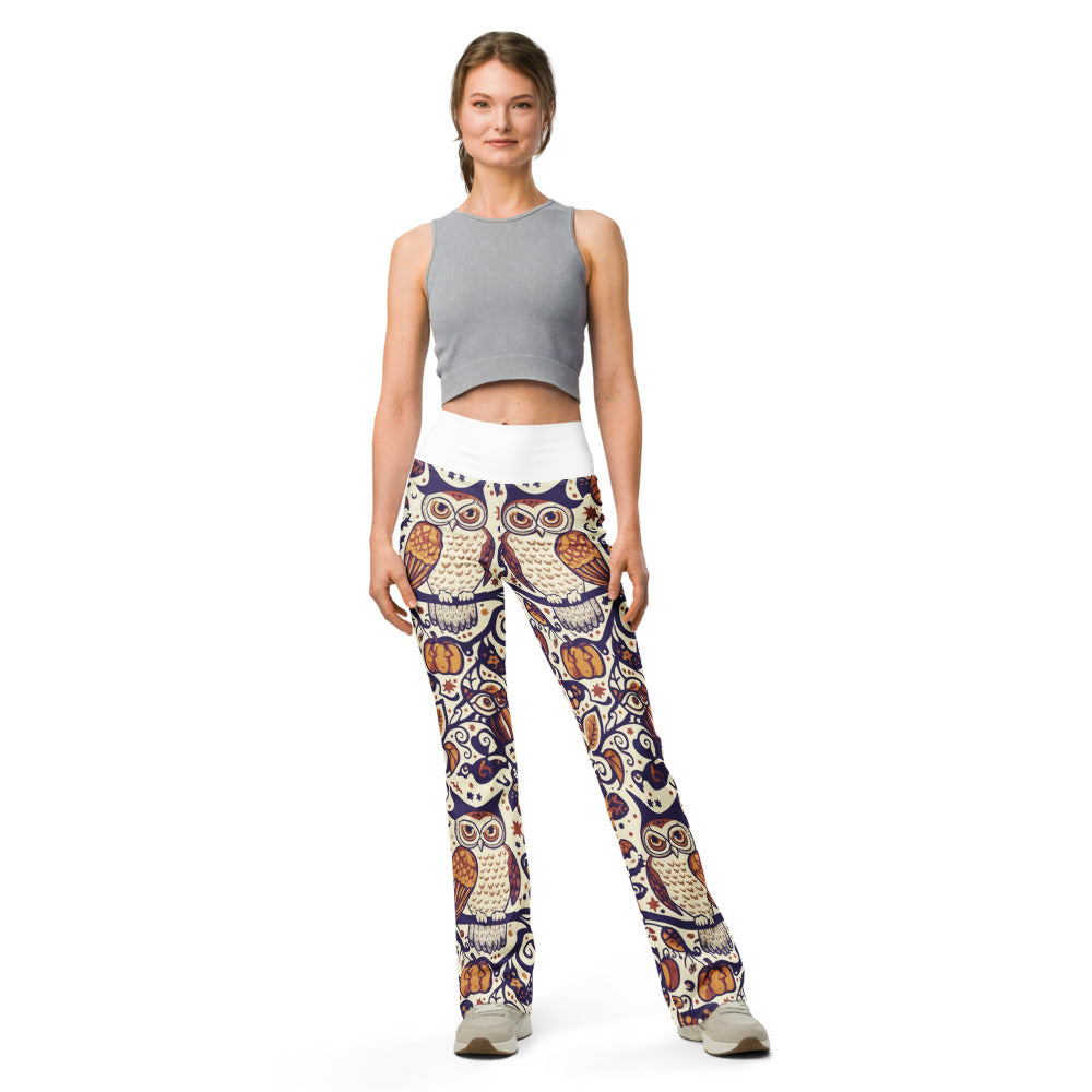 Flare leggings front view | GearBunch