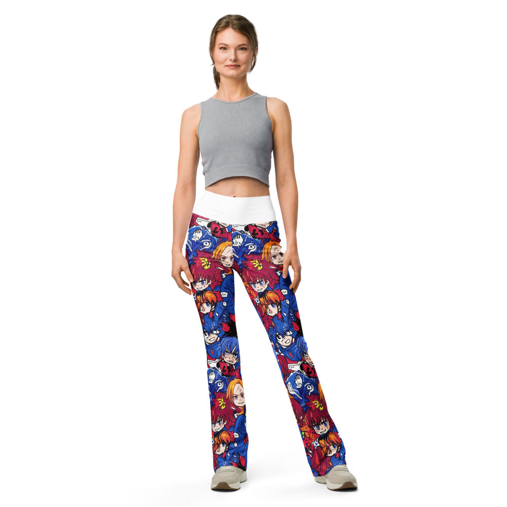 Flare leggings front view | GearBunch