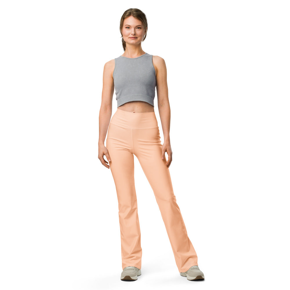 Solid leggings front view | GearBunch