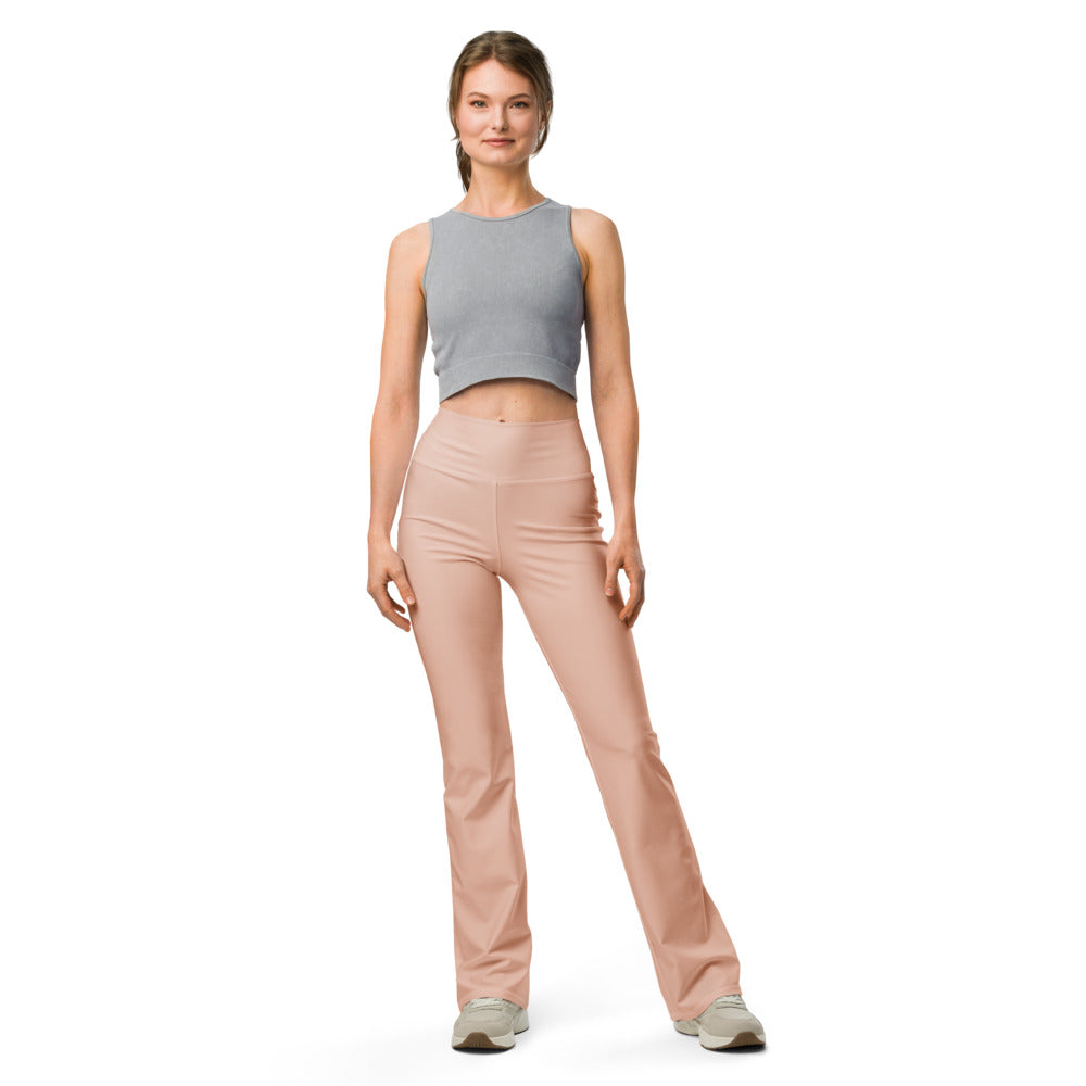 Solid leggings front view | GearBunch