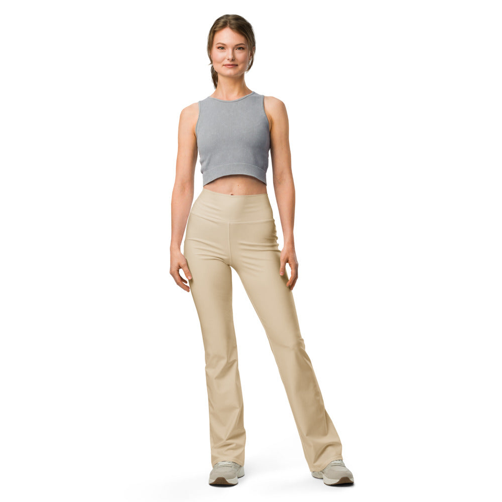 Solid leggings front view | GearBunch