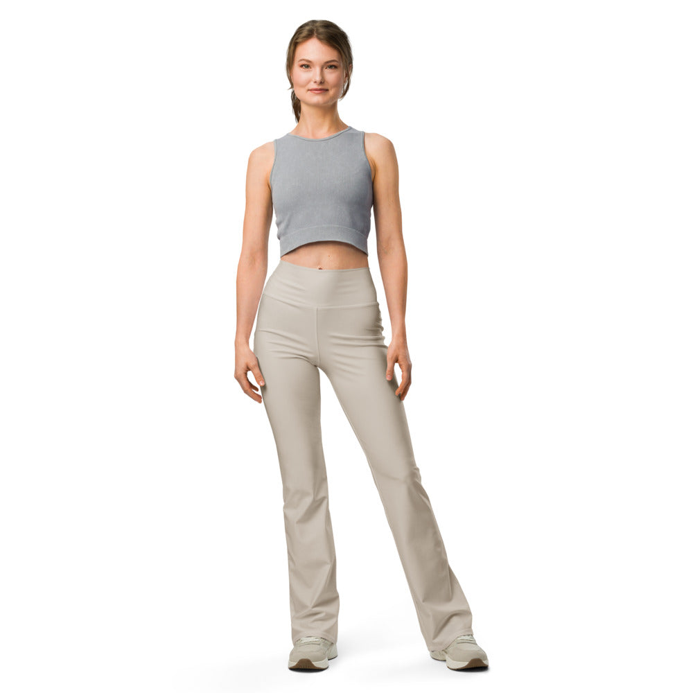 Solid leggings front view | GearBunch