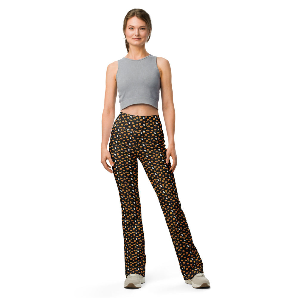 Solid leggings front view | GearBunch