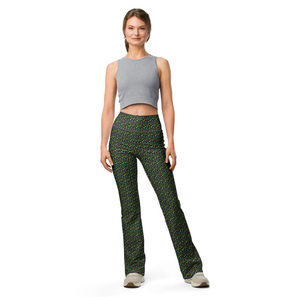 Solid leggings front view | GearBunch