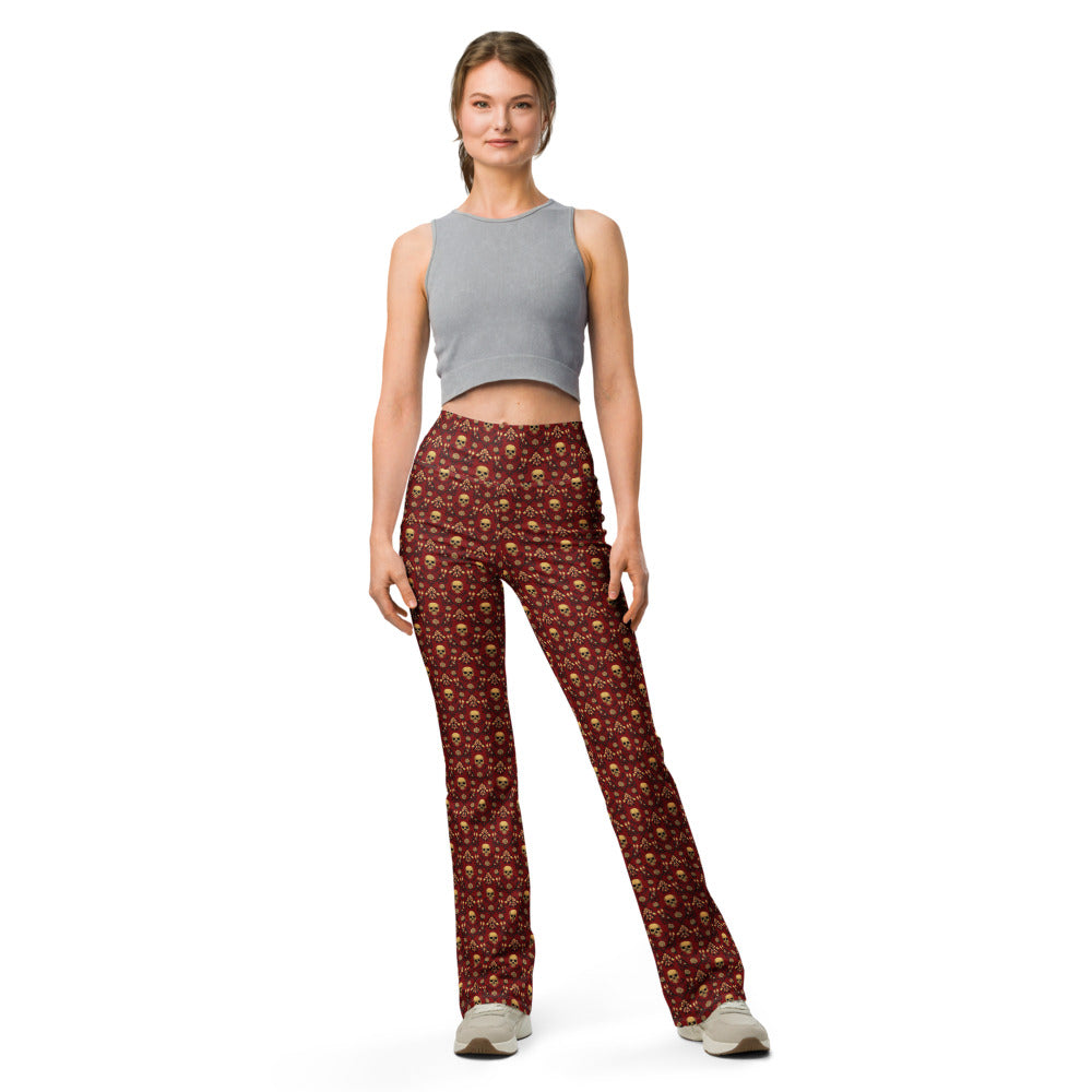 Solid leggings front view | GearBunch