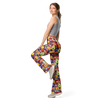 Watercolor Fruit Flare Leggings Left View