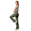 Jungle Flower Flare Leggings Left View