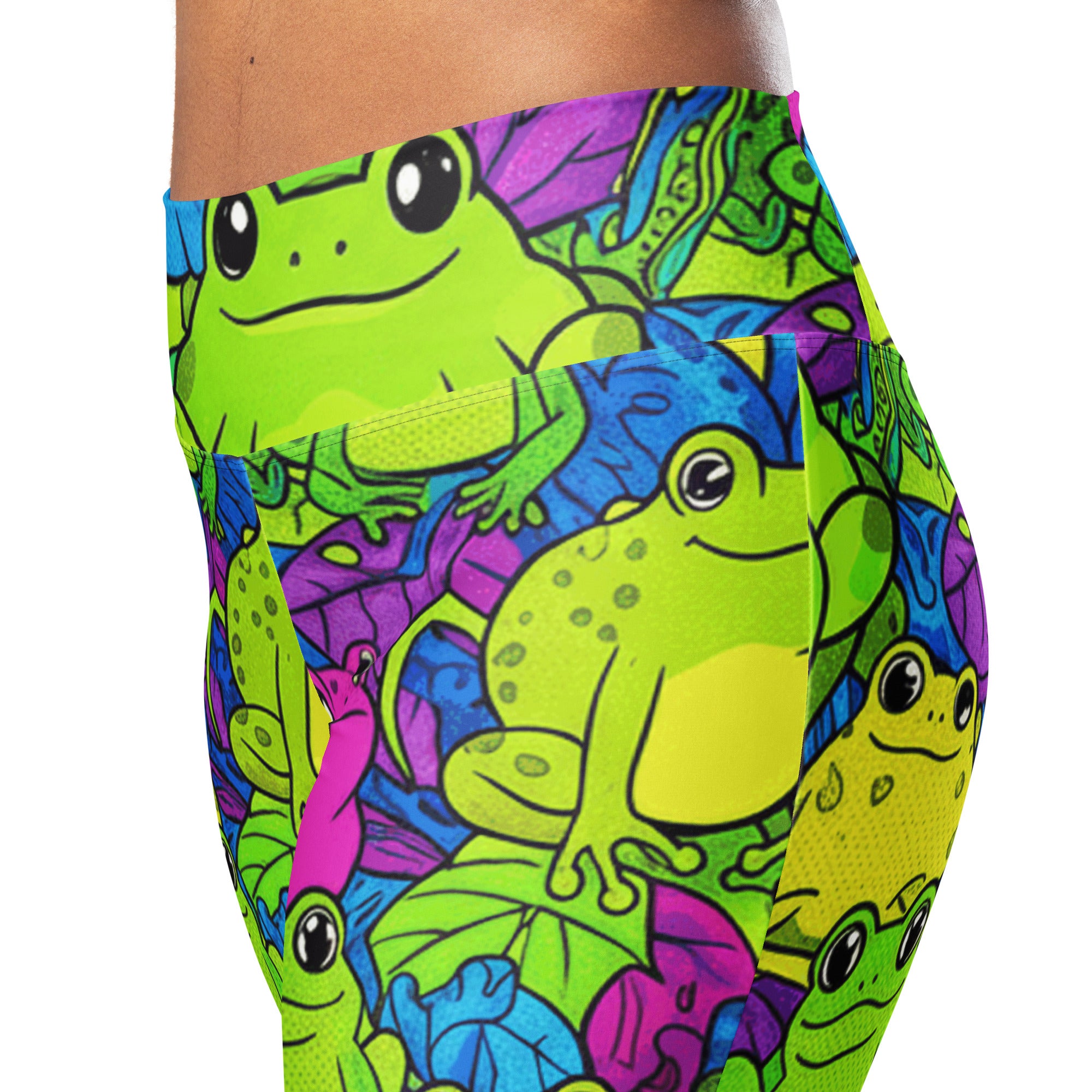 Vibrant Frog Pond Flare Leggings | GearBunch