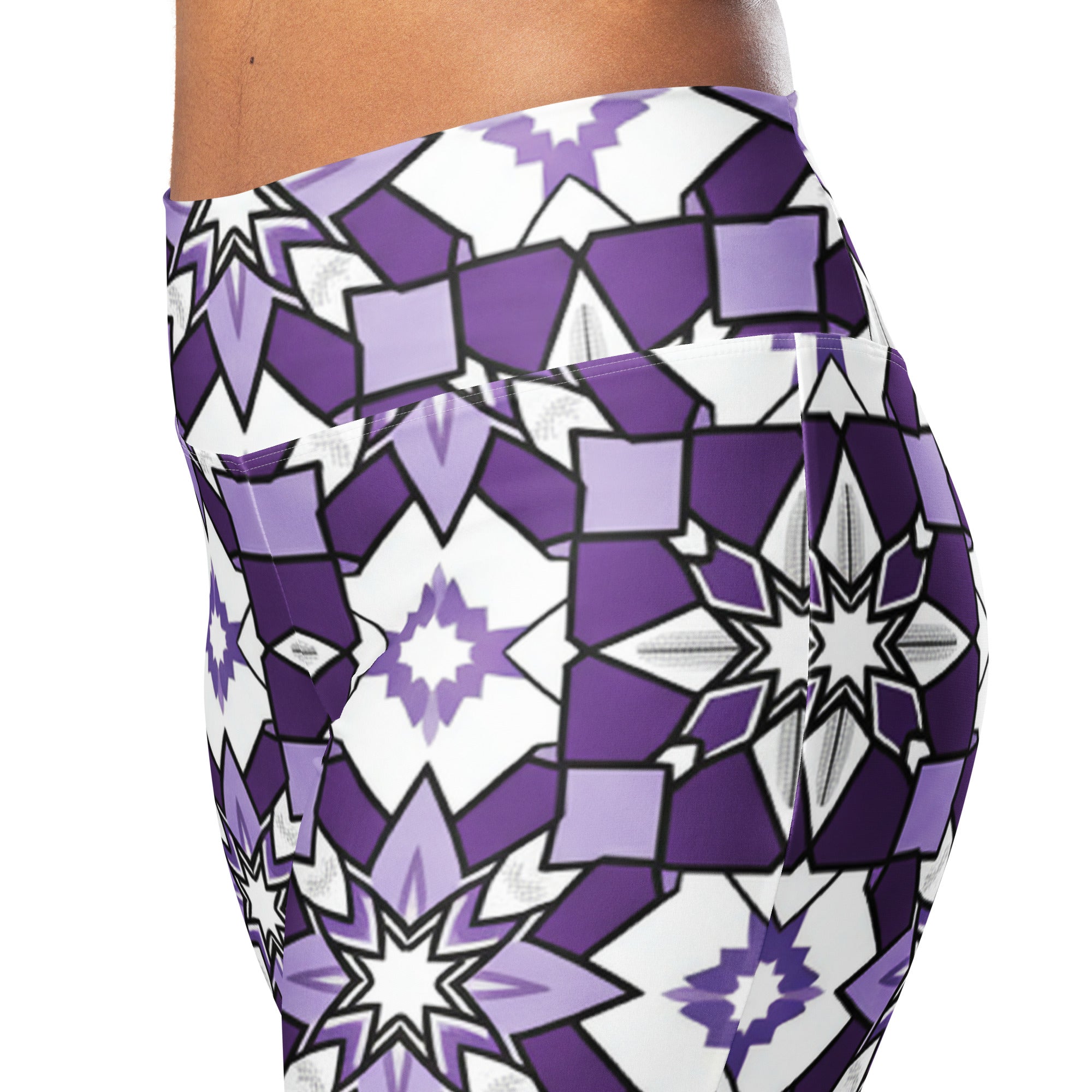 Zellige Amethyst Flare Leggings | GearBunch