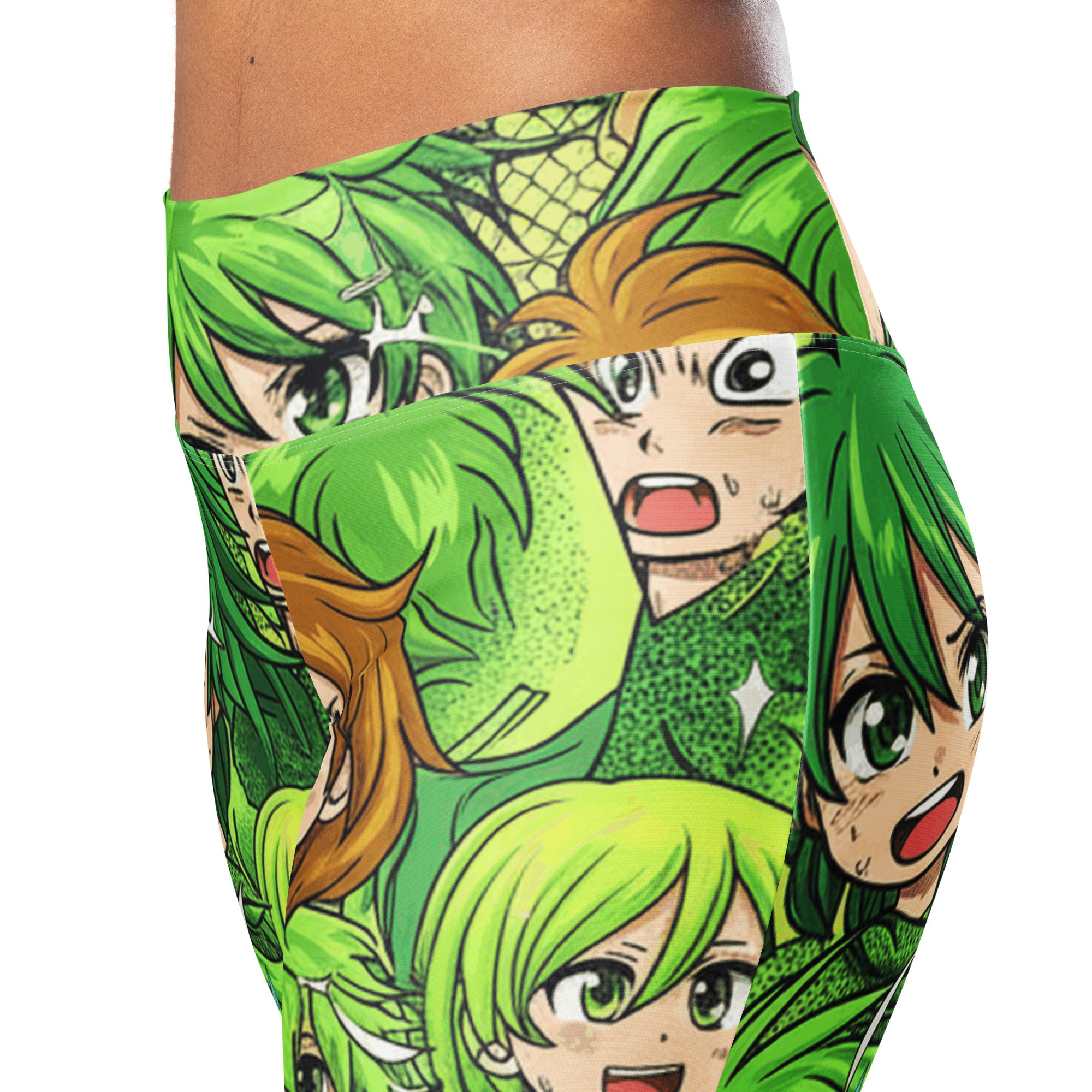 Anime Forest Spirit Flare Leggings | GearBunch