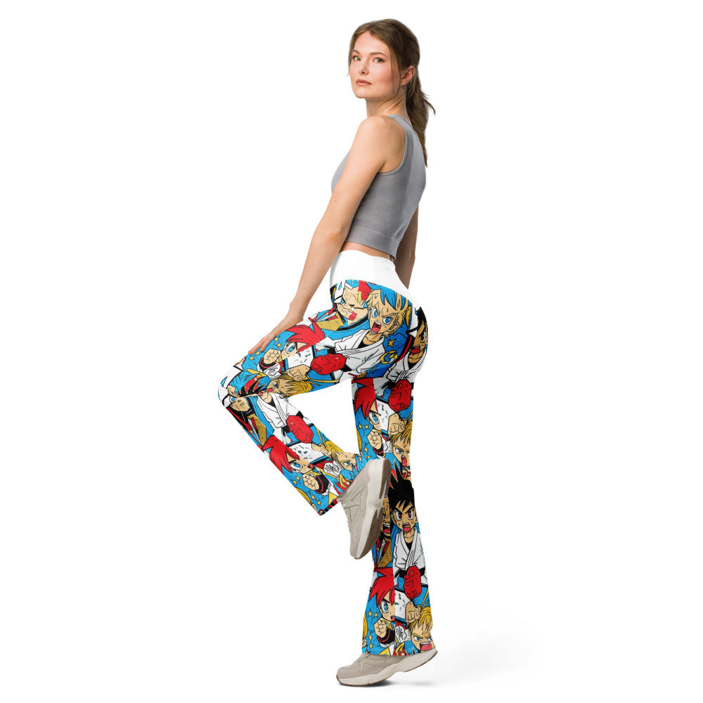 Flare leggings left view | GearBunch