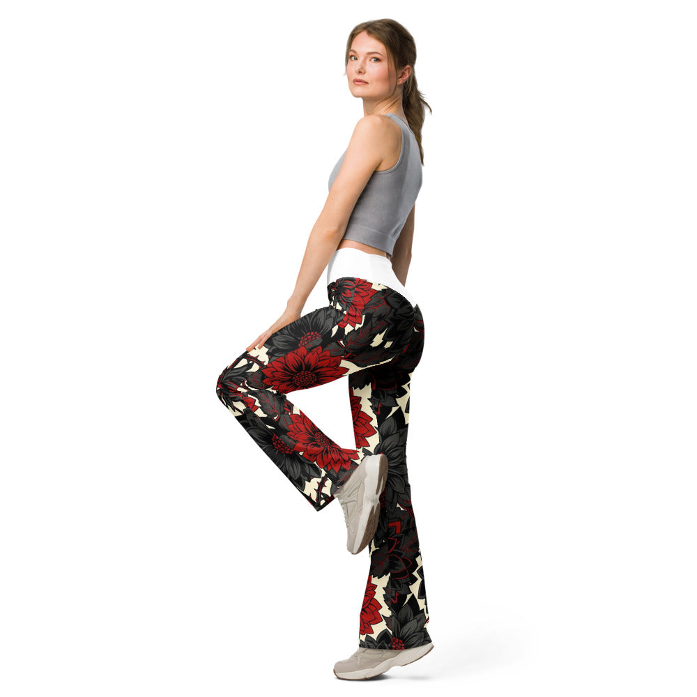 Flare leggings left view | GearBunch