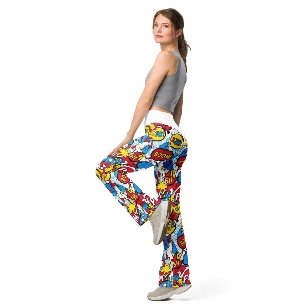 Flare leggings left view | GearBunch