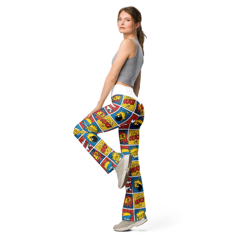 Flare leggings left view | GearBunch