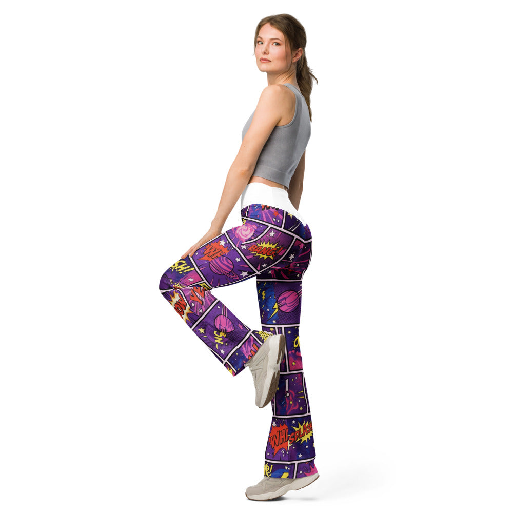 Flare leggings left view | GearBunch