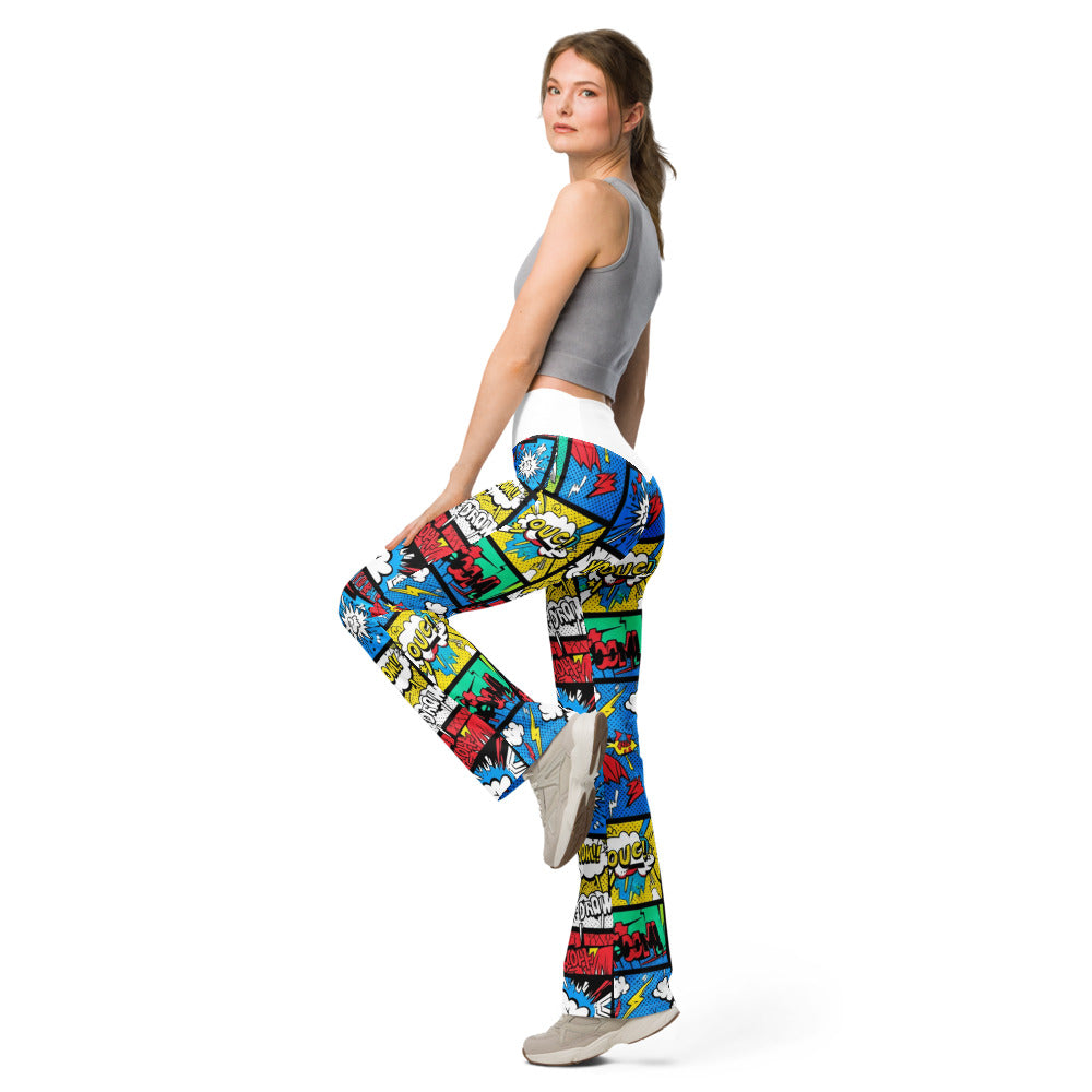 Flare leggings left view | GearBunch