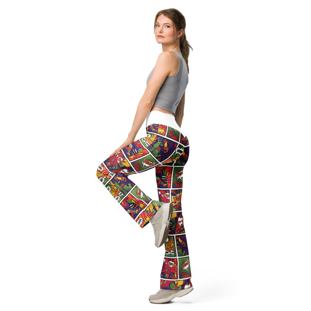 Flare leggings left view | GearBunch