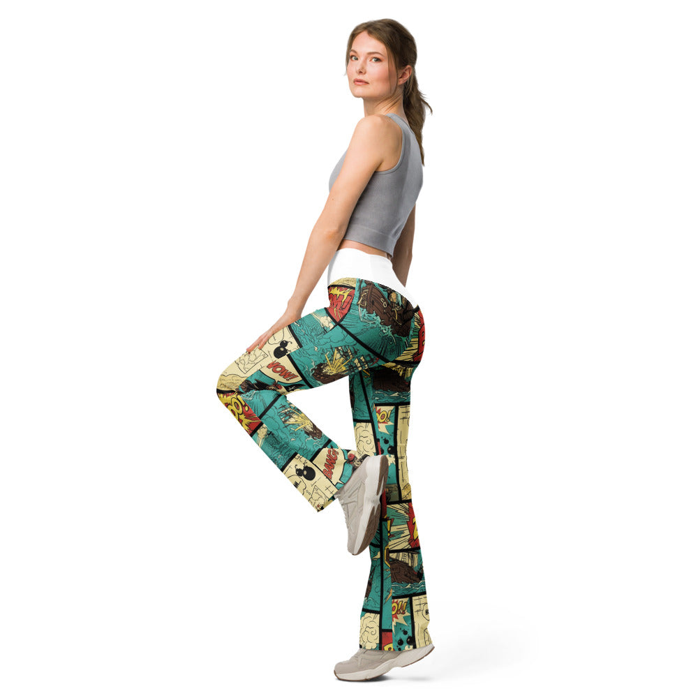 Flare leggings left view | GearBunch