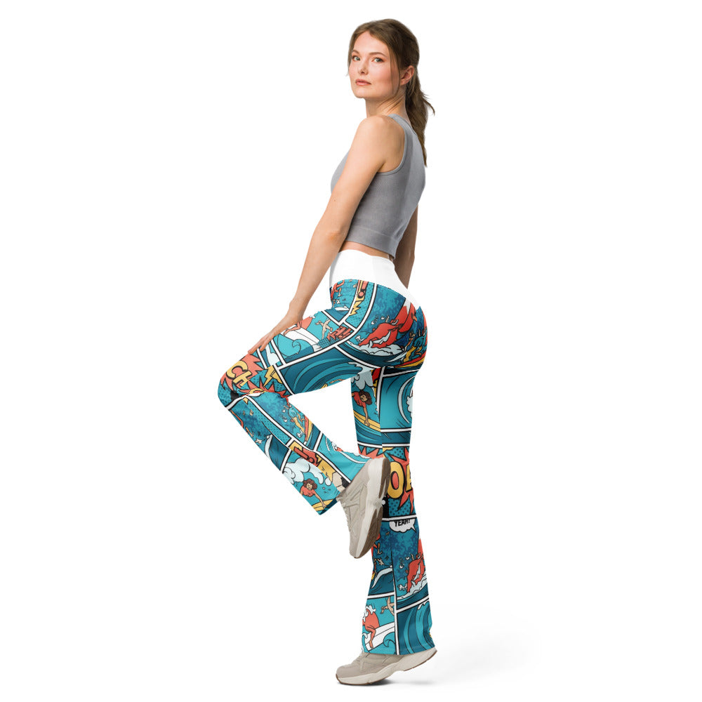 Flare leggings left view | GearBunch