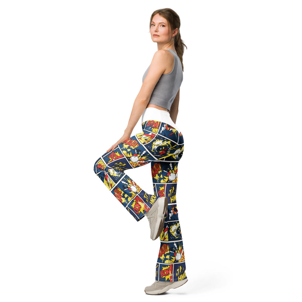 Flare leggings left view | GearBunch