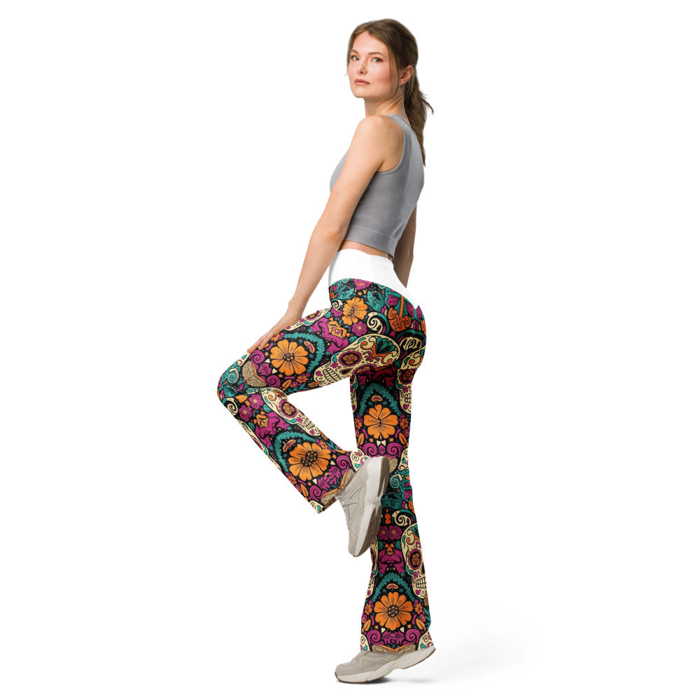 Flare leggings left view | GearBunch