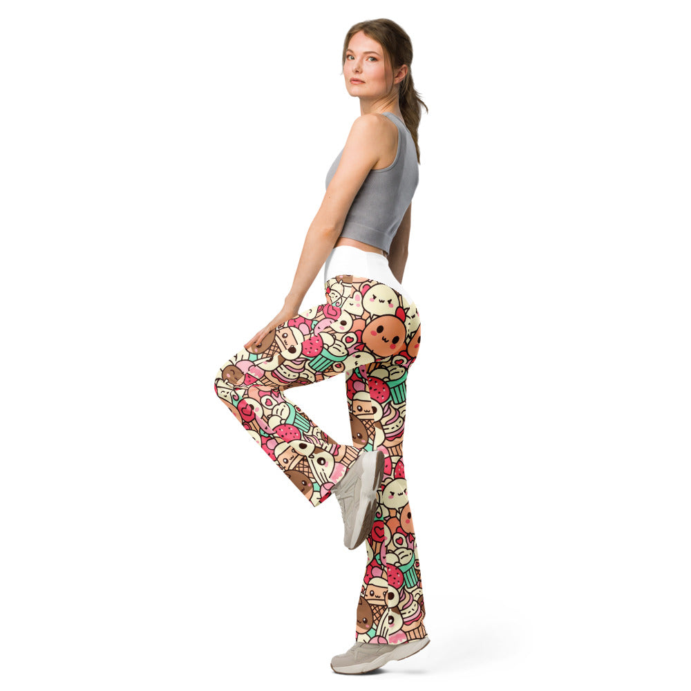 Flare leggings left view | GearBunch